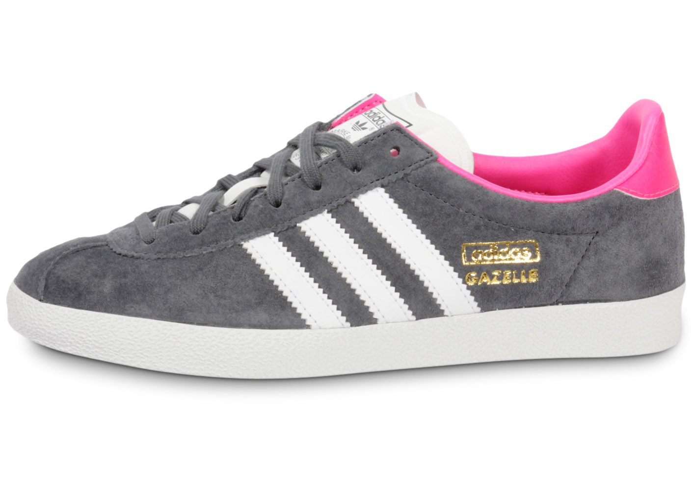 adidas gazelle rose et grise